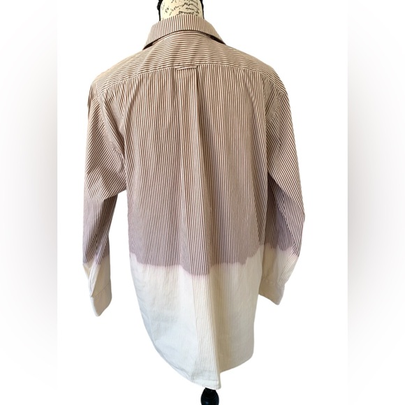 Lafayette 148  New York Everson Solo Melange Stripe Blouse Size S - Picture 3 of 9